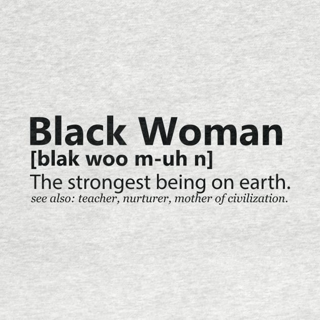 Black Woman Definition by VenusDanielle Designs